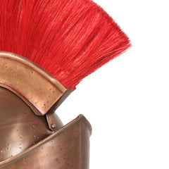 vidaXL Greek Warrior Helmet Antique Replica LARP Copper Steel 5