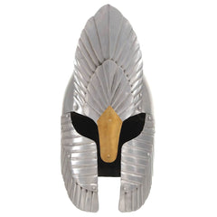 vidaXL Fantasy Medieval Knight Helmet Replica LARP Silver Steel 2