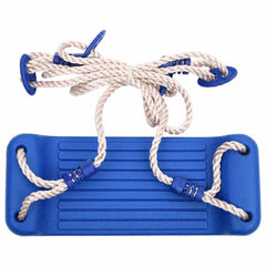 vidaXL Swing Seats with Ropes 2 pcs Blue 37x15 cm Polyethene 3