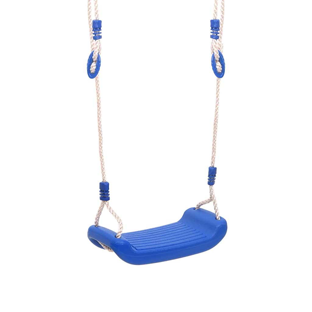 vidaXL Swing Seats with Ropes 2 pcs Blue 37x15 cm Polyethene 4