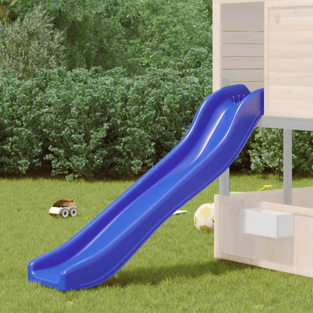 vidaXL Play Slide Blue 175x38x23 cm Polypropylene 1