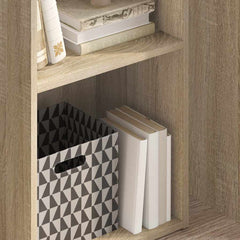 vidaXL Bookcase Sonoma Oak 40x30x76,5 cm Engineered Wood 3
