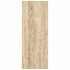 vidaXL Bookcase Sonoma Oak 40x30x76,5 cm Engineered Wood 6