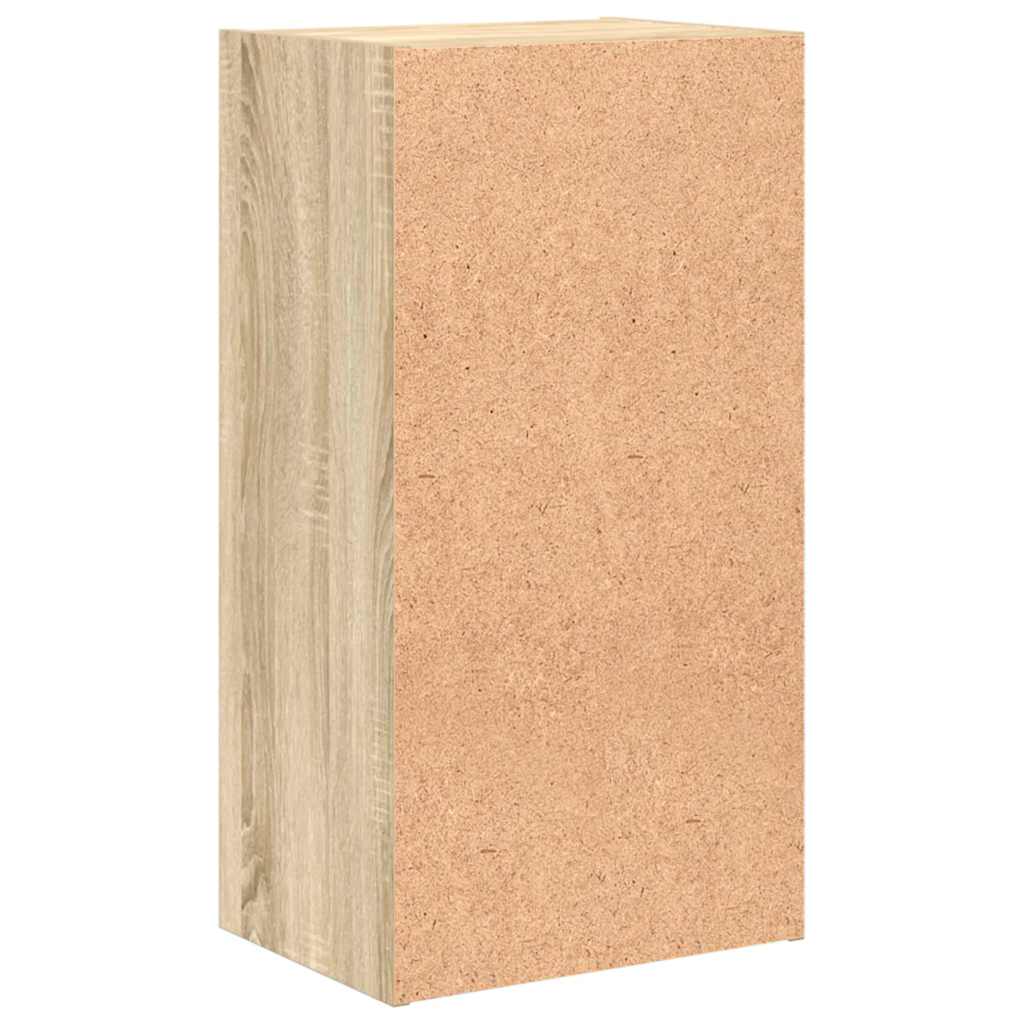 vidaXL Bookcase Sonoma Oak 40x30x76,5 cm Engineered Wood 5
