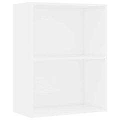 vidaXL Bookcase White 60x30x76,5 cm Engineered Wood 2