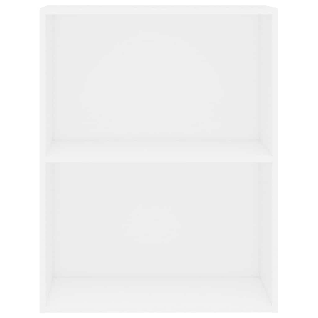 vidaXL Bookcase White 60x30x76,5 cm Engineered Wood 3