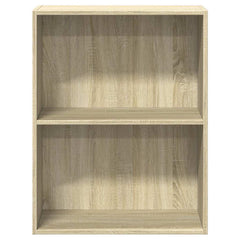 vidaXL Bookcase Sonoma Oak 60x30x76,5 cm Engineered Wood 4