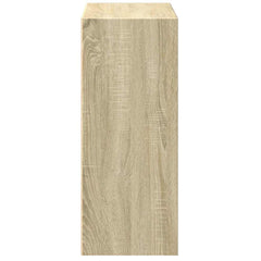 vidaXL Bookcase Sonoma Oak 60x30x76,5 cm Engineered Wood 6