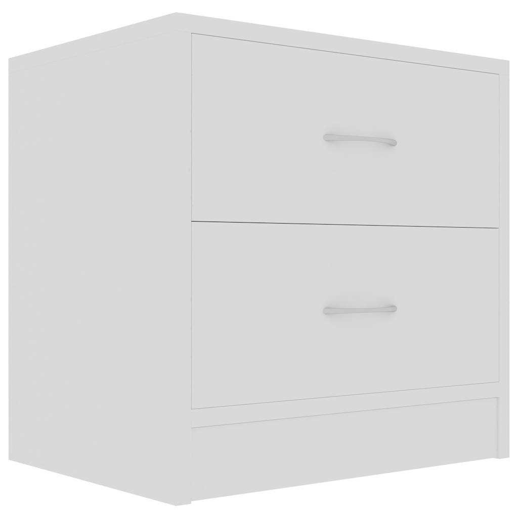 vidaXL Bedside Cabinet | White | Engineered Wood | 40 x 30 x 40 cm 2