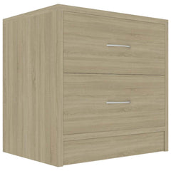 vidaXL Bedside Cabinet | Set of 2 | Sonoma oak | Engineered wood | Medium 3