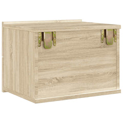 801059 vidaXL Bedside Cabinet Sonoma Oak 40x30x30 cm Engineered Wood 4