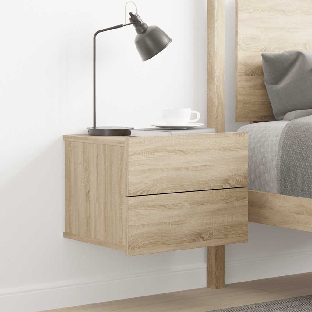 801059 vidaXL Bedside Cabinet Sonoma Oak 40x30x30 cm Engineered Wood 1