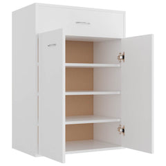 vidaXL Shoe Cabinet White 60x35x84 cm Engineered Wood 3