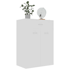 vidaXL Shoe Cabinet White 60x35x84 cm Engineered Wood 6