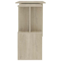 vidaXL Desk | Sonoma oak | Engineered Wood | 200x50x76 cm | Rotatable | Desk 6