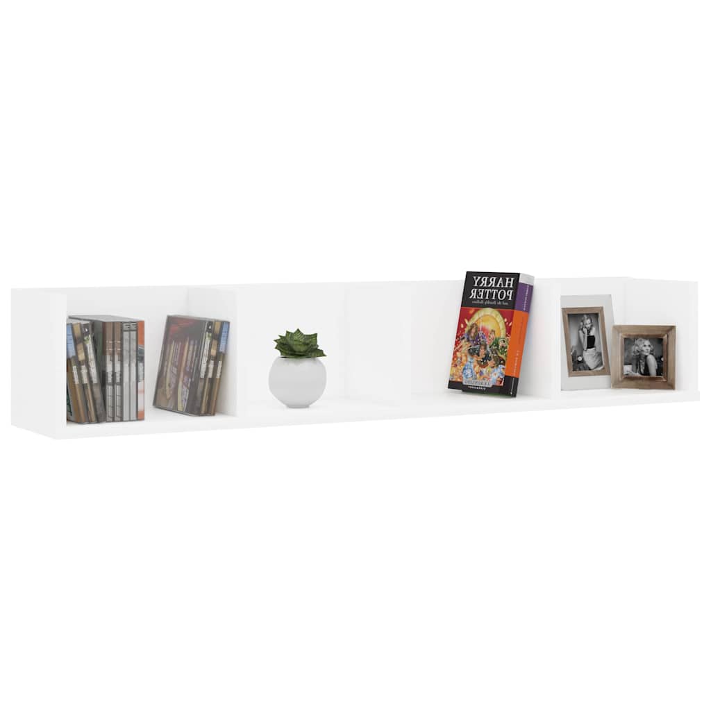 vidaXL Wall Shelf | Wall-Mounted Shelf | Rectangular | Modern | Storage Shelf 3