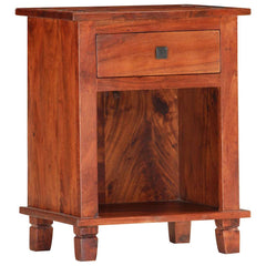 286265 vidaXL Bedside Cabinet 40x30x50 cm Solid Acacia Wood 2