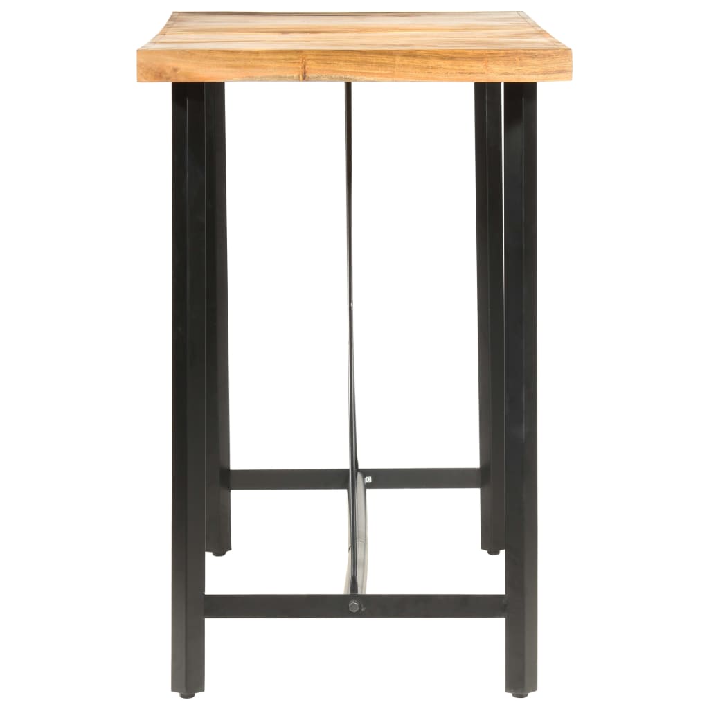 vidaXL Bar Table 180x70x107 cm Solid Acacia Wood 3