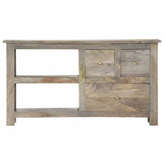 286385 vidaXL TV Cabinet 100x30x55 cm Solid Mango Wood 3