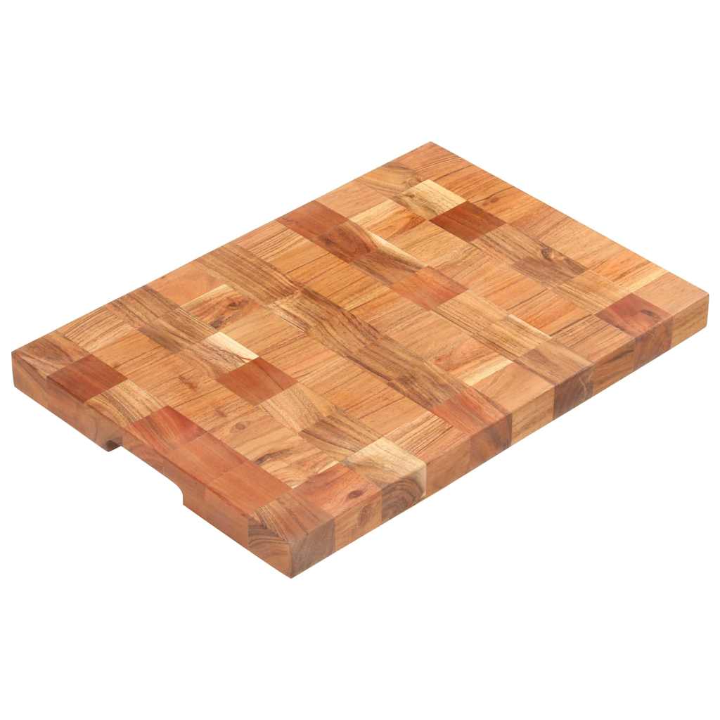 286572 vidaXL Chopping Board 50x34x3,8 cm Solid Acacia Wood 1