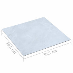 vidaXL Flooring Planks White 5.11 m² 55 pcs PVC 6