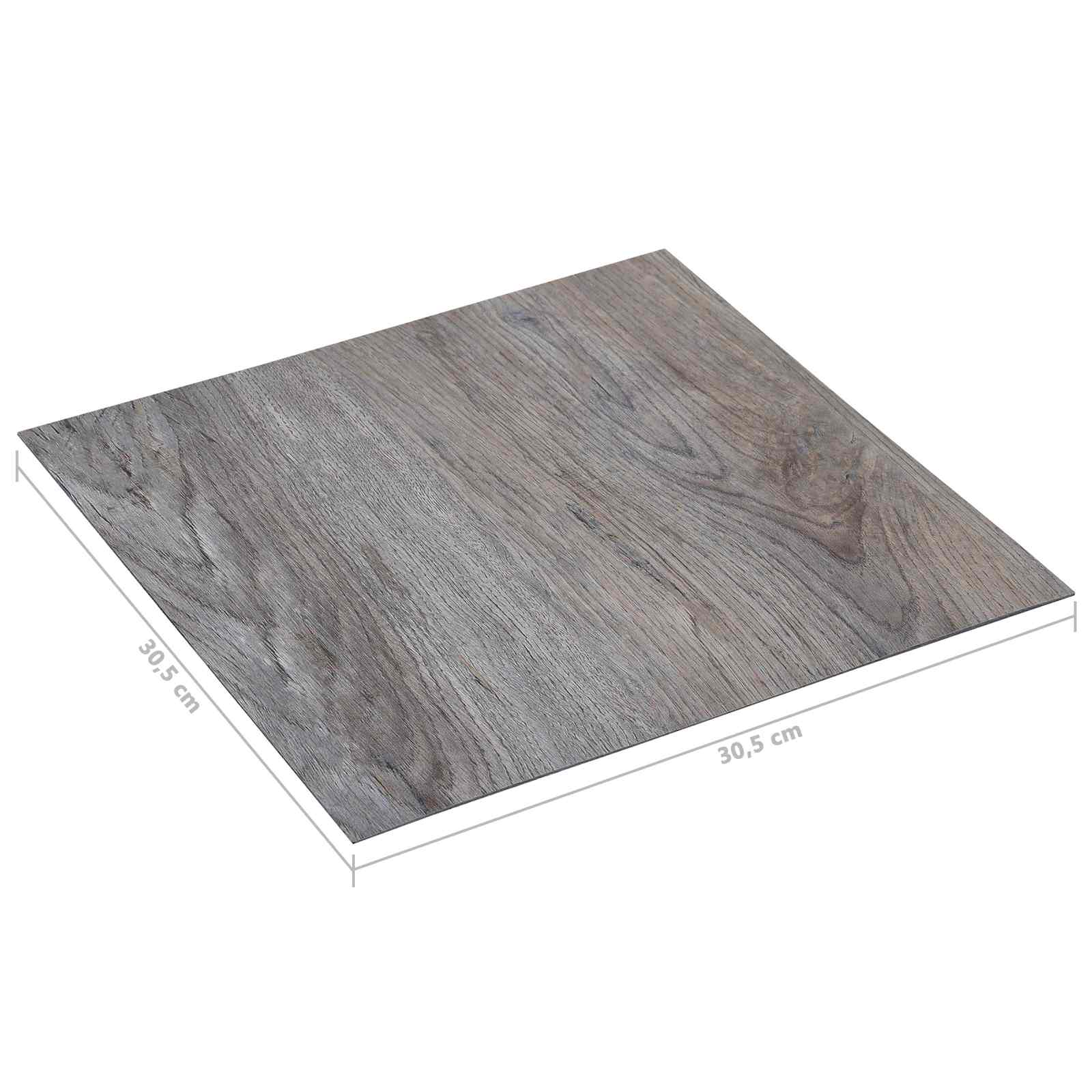 vidaXL Flooring Planks Light Brown 5.11 m² 55 pcs PVC 6