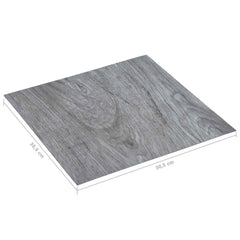 vidaXL Flooring Planks Light Grey 5.11 m² 55 pcs PVC 6