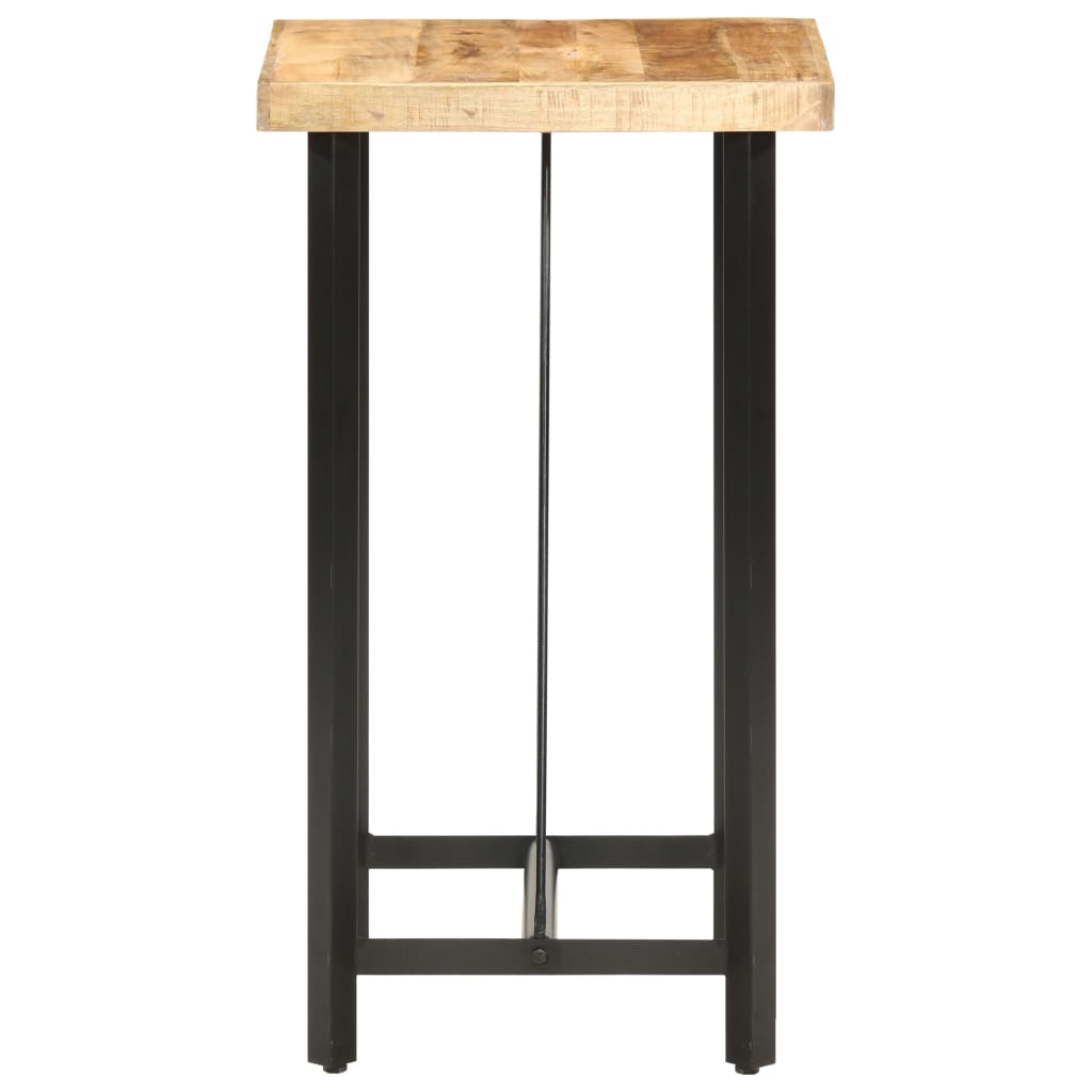 vidaXL Bar Table 60x60x107 cm Rough Mango Wood 3