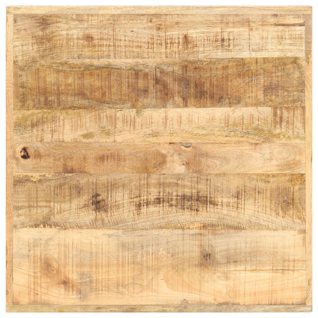 vidaXL Bar Table 60x60x107 cm Rough Mango Wood 4