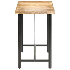 vidaXL Bar Table 180x70x107 cm Rough Mango Wood 3