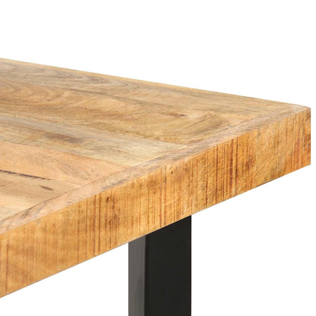 vidaXL Bar Table 180x70x107 cm Rough Mango Wood 5
