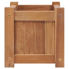 vidaXL Raised Bed | Teak | Solid Teak Wood | 50x25x25 cm | Durable | Planter 4