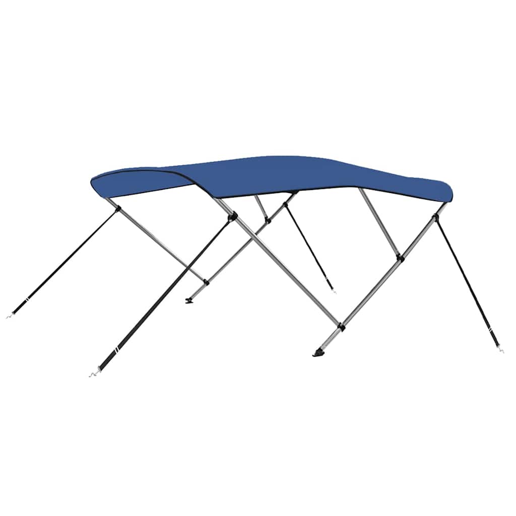 3 Bow Bimini Top Height 137 cm Width 183 cm Blue 140 cm