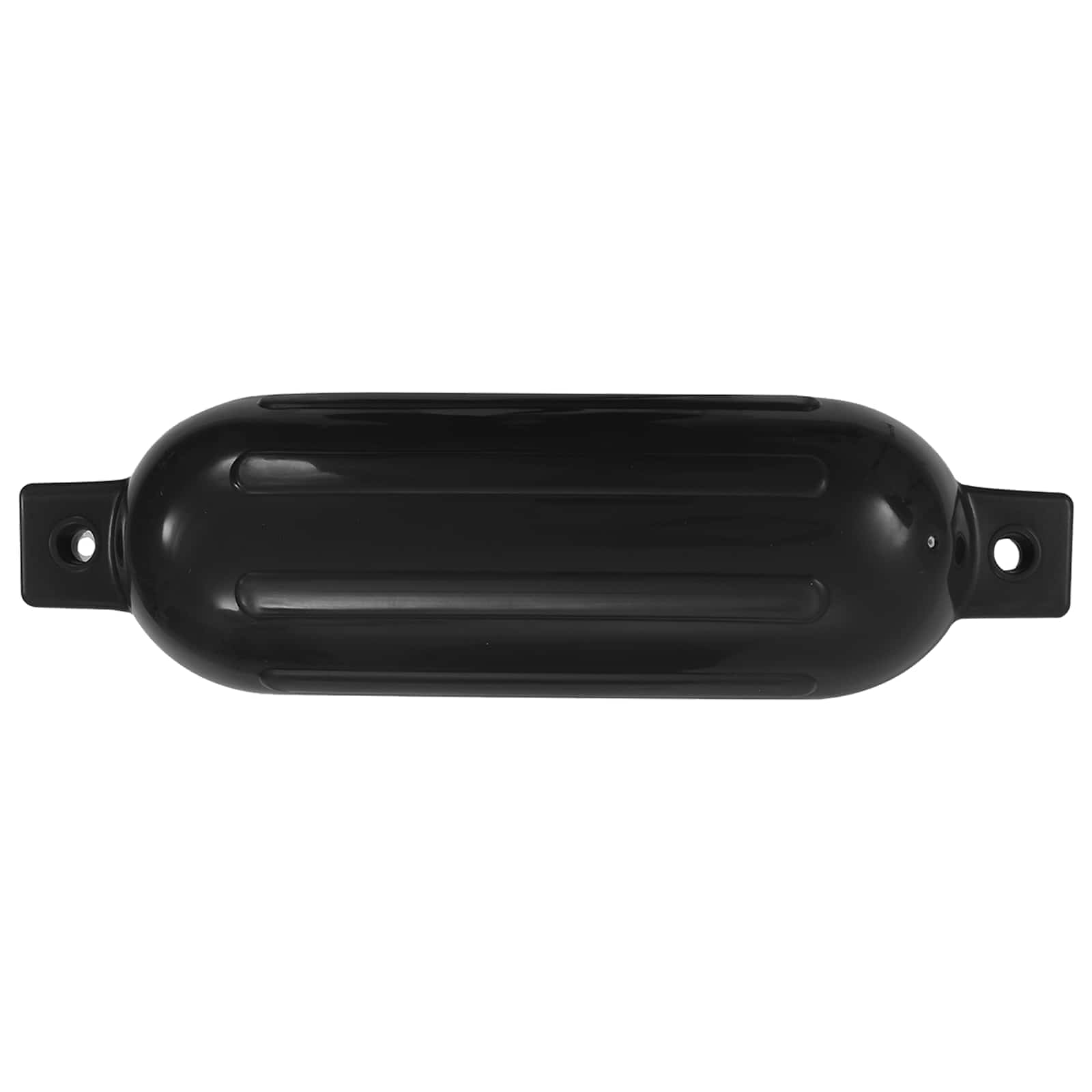 vidaXL Boat Fenders 4 pcs Black Ø 14x50 cm PVC 2