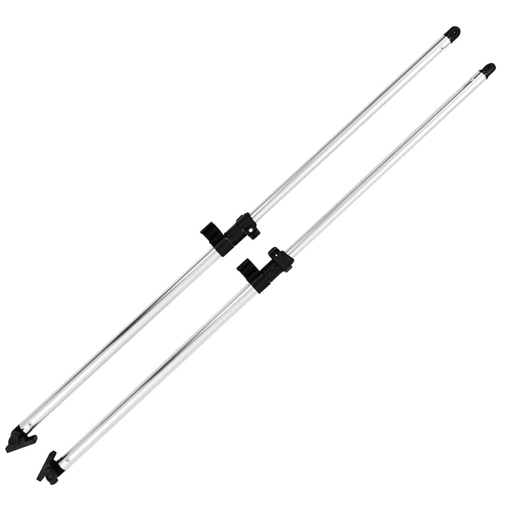 vidaXL Bimini Top Support Poles 2 pcs Aluminium 3