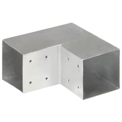 Post Connectors Galvanised Metal 4 101 mm 101 mm L shape