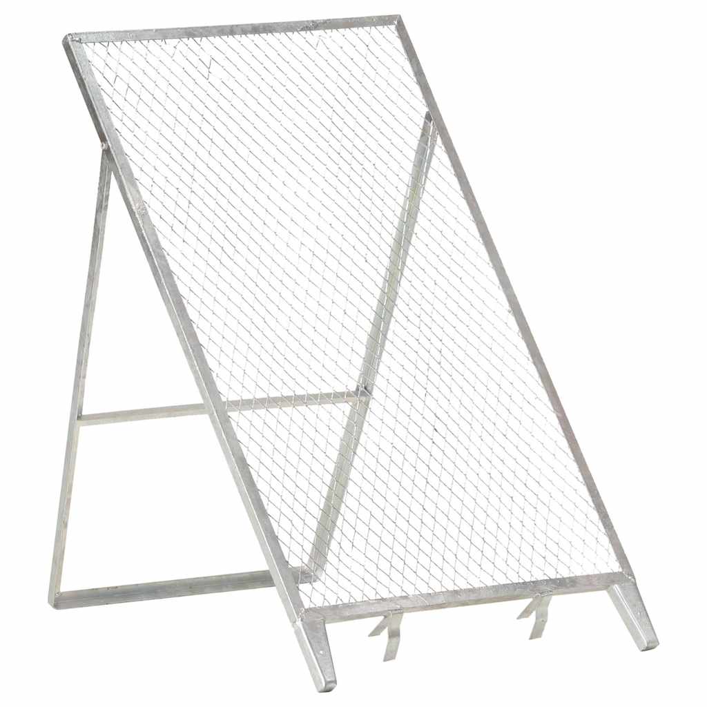146151 vidaXL Garden Sieve Galvanised Steel 2