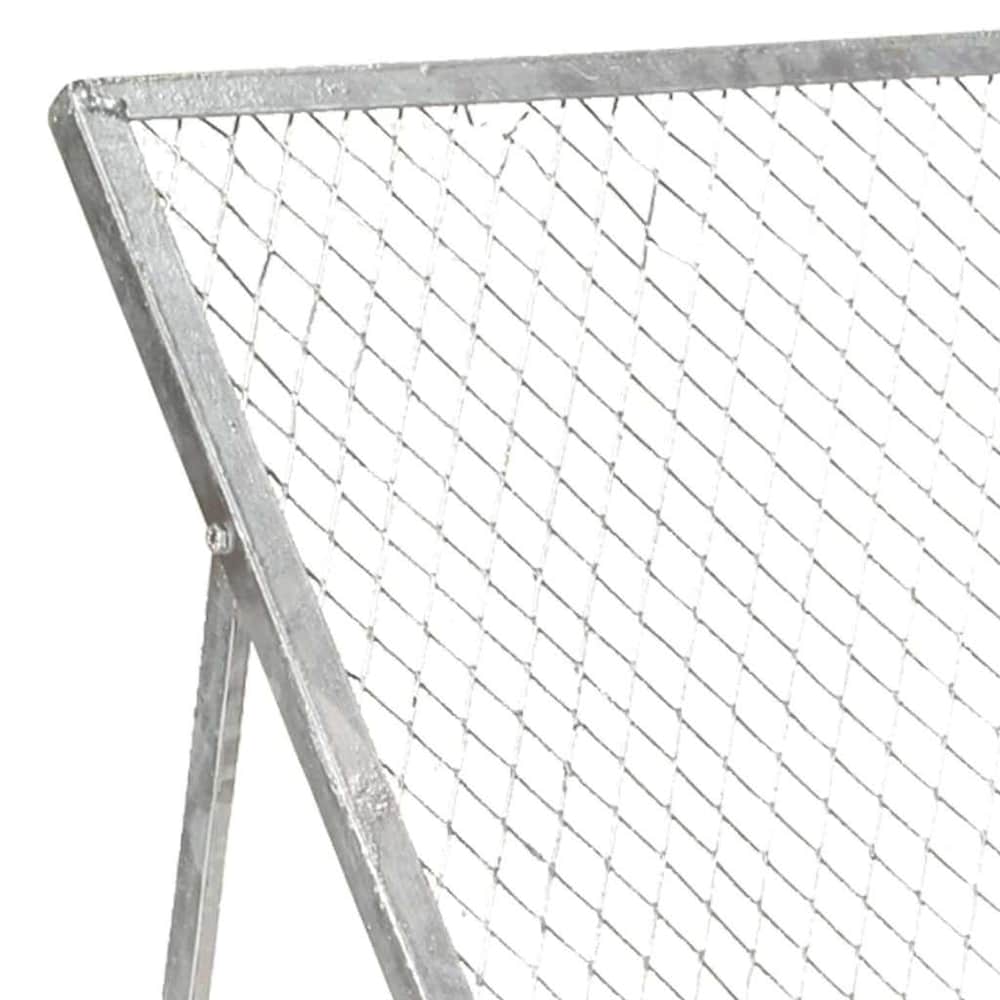 146151 vidaXL Garden Sieve Galvanised Steel 3