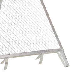 146151 vidaXL Garden Sieve Galvanised Steel 4