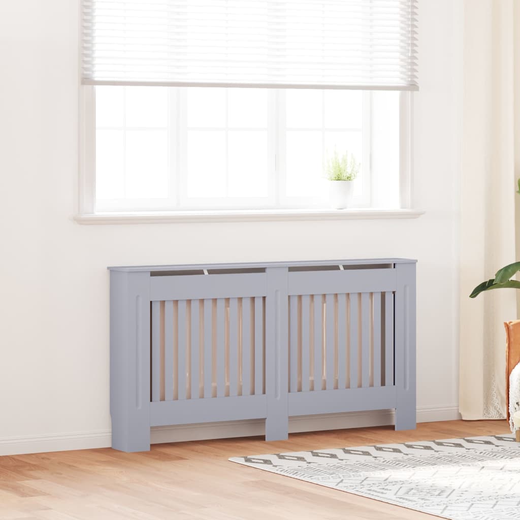 vidaXL Radiator Cover 152 x 19 x 81.5 cm Engineered Wood
