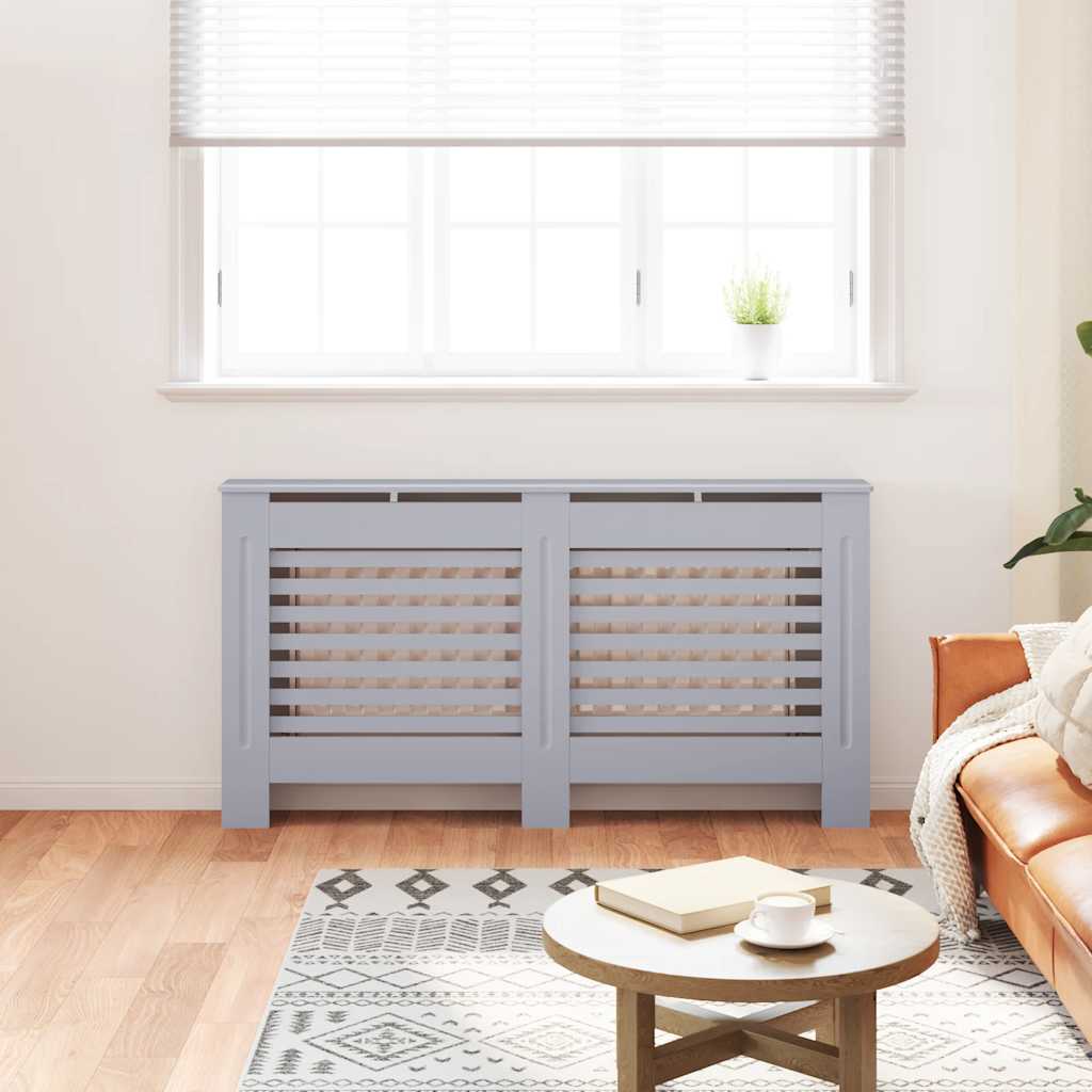288185 vidaXL Radiator Cover Anthracite 152x19x81,5 cm MDF 3