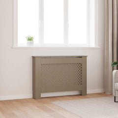 MDF Radiator Cover 78 cm Brown 112 cm 19 cm