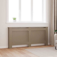 MDF Radiator Cover 78 cm Brown 172 cm 19 cm