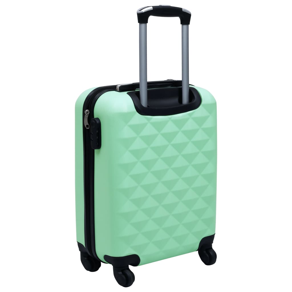 vidaXL Hardcase Trolley Mint ABS 4