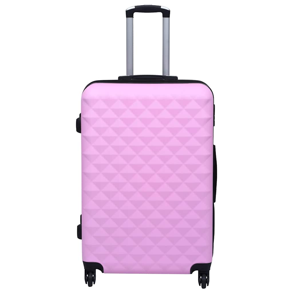 vidaXL Hardcase Trolley Pink ABS 2