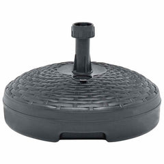 48771 vidaXL Umbrella Base Sand/Water Filled 20 L Anthracite Plastic Rattan 2
