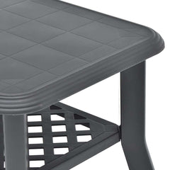 Coffee Table 90x60x46 cm Plastic Anthracite