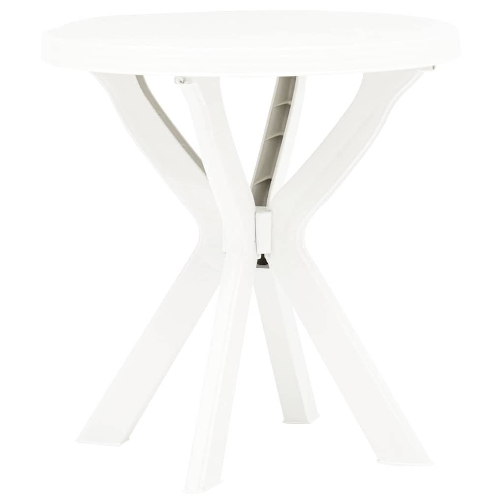 Bistro Table Ø70 Plastic White