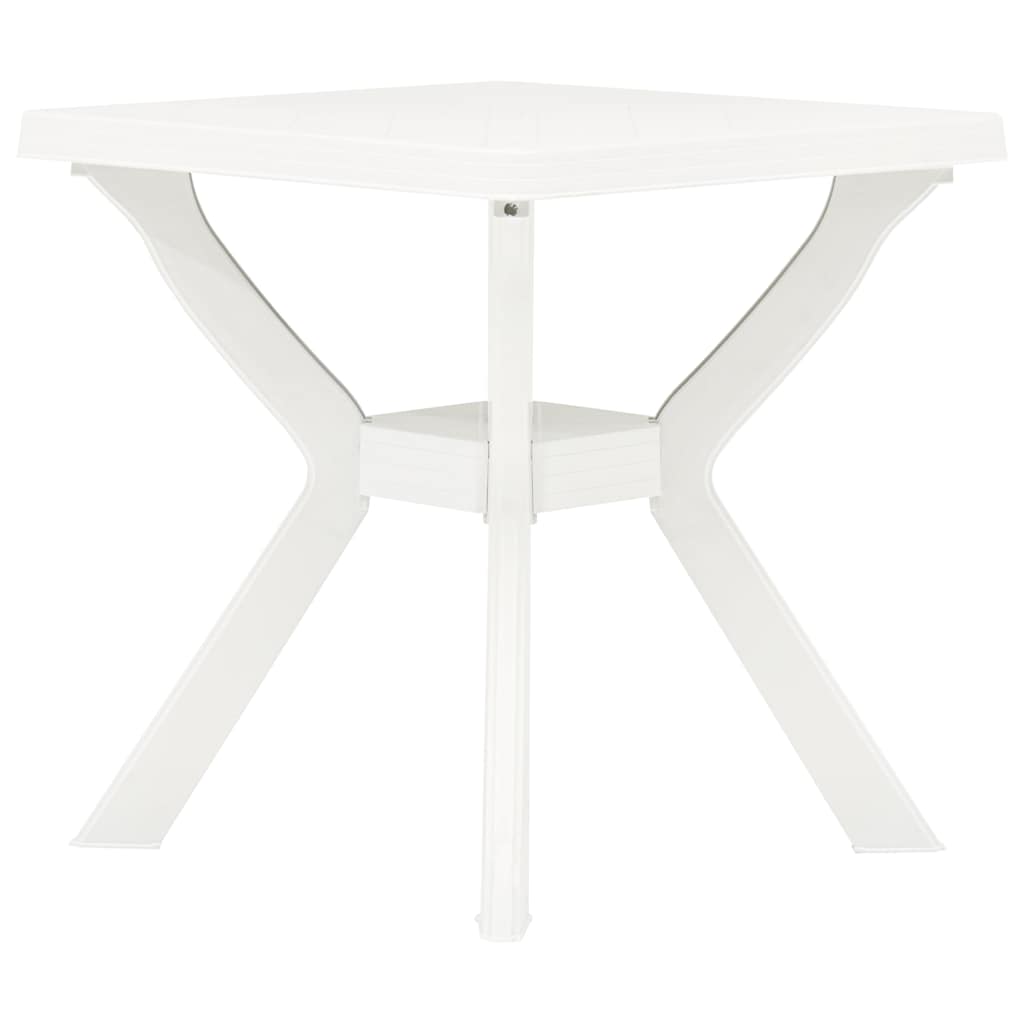 Bistro Table 70x70x72 cm Plastic White