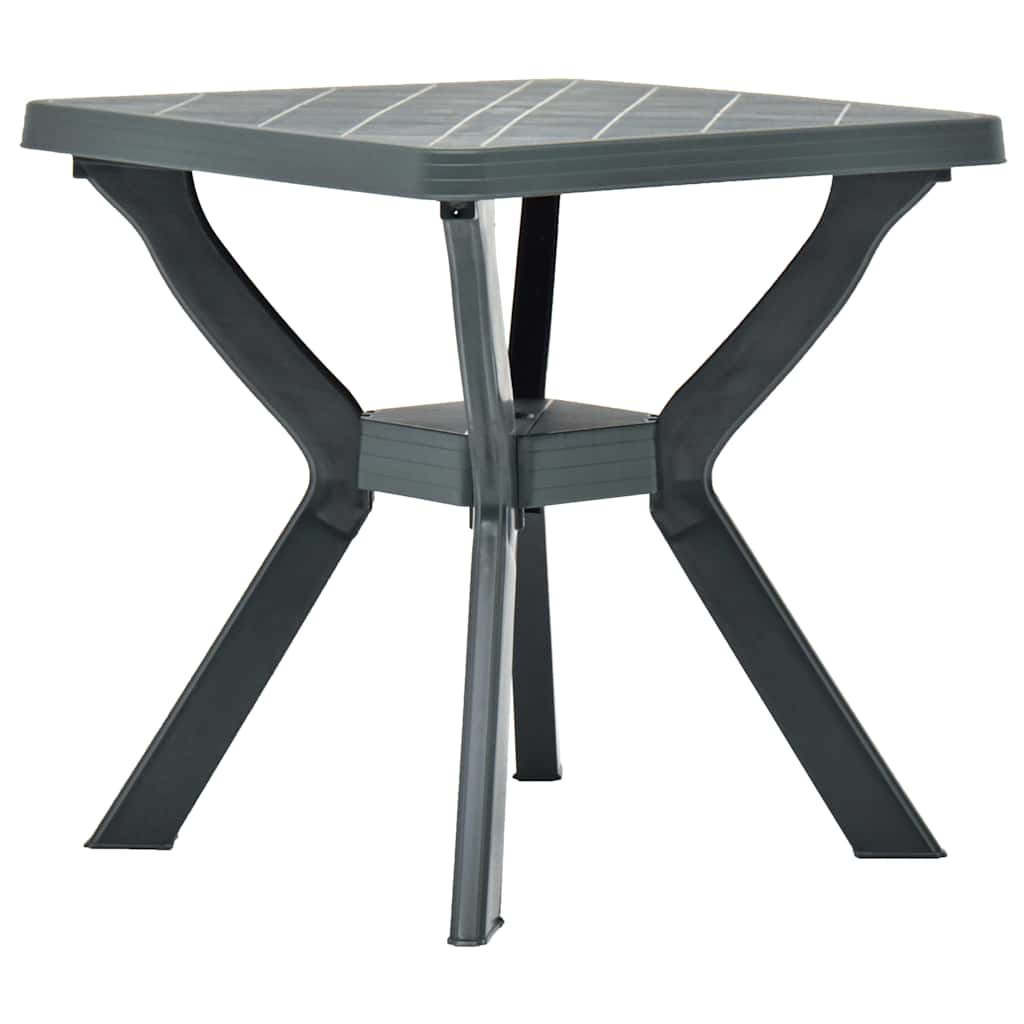 Bistro Table 70x70x72 cm Plastic Green